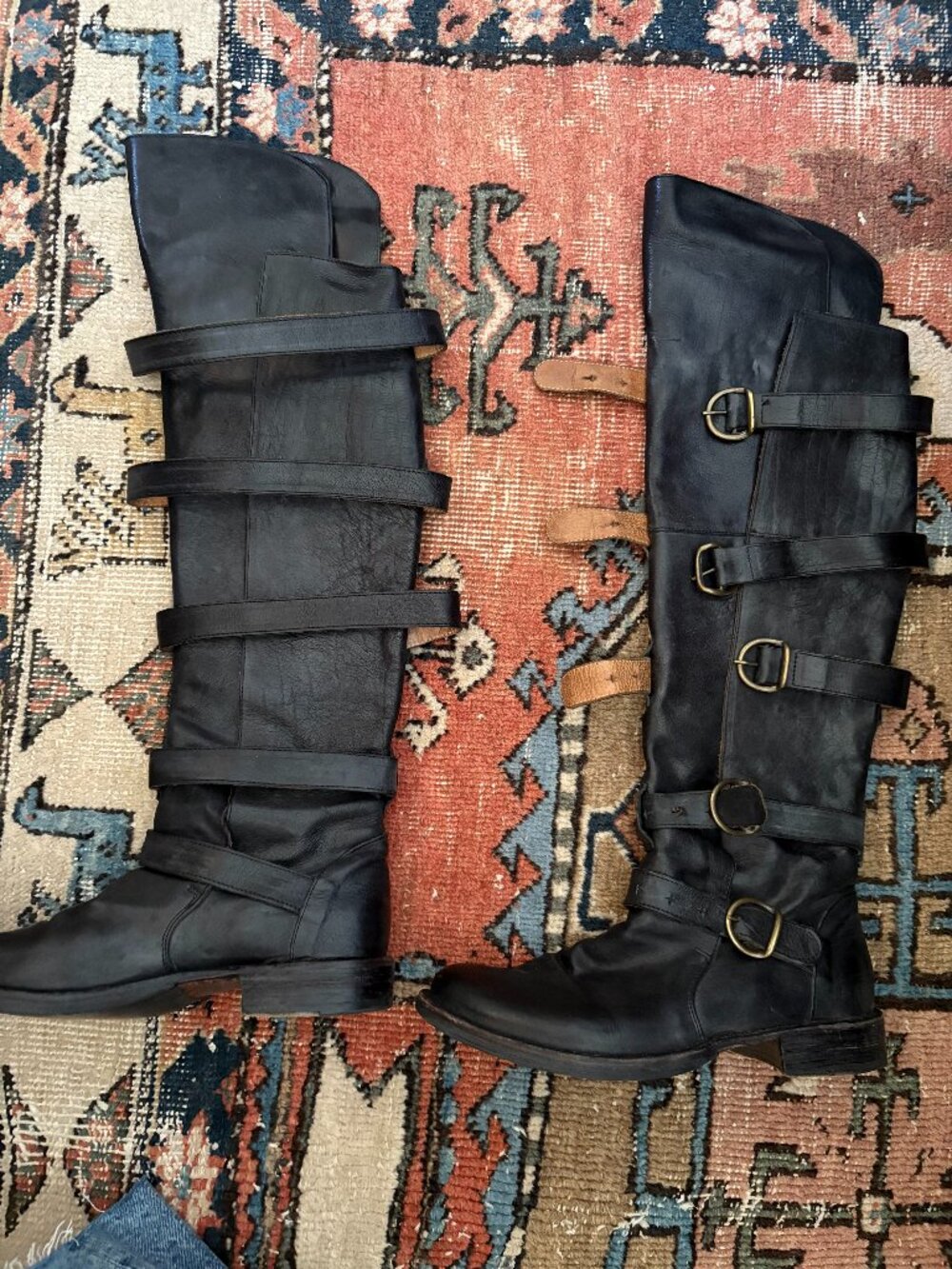 Fiorentini + Baker high buckle boots